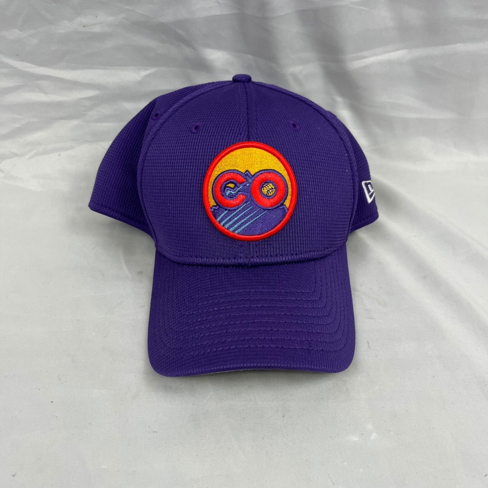 New Era Colorado Rockies MLB Baseball Purple 39THIRTY Stretch Fit Hat